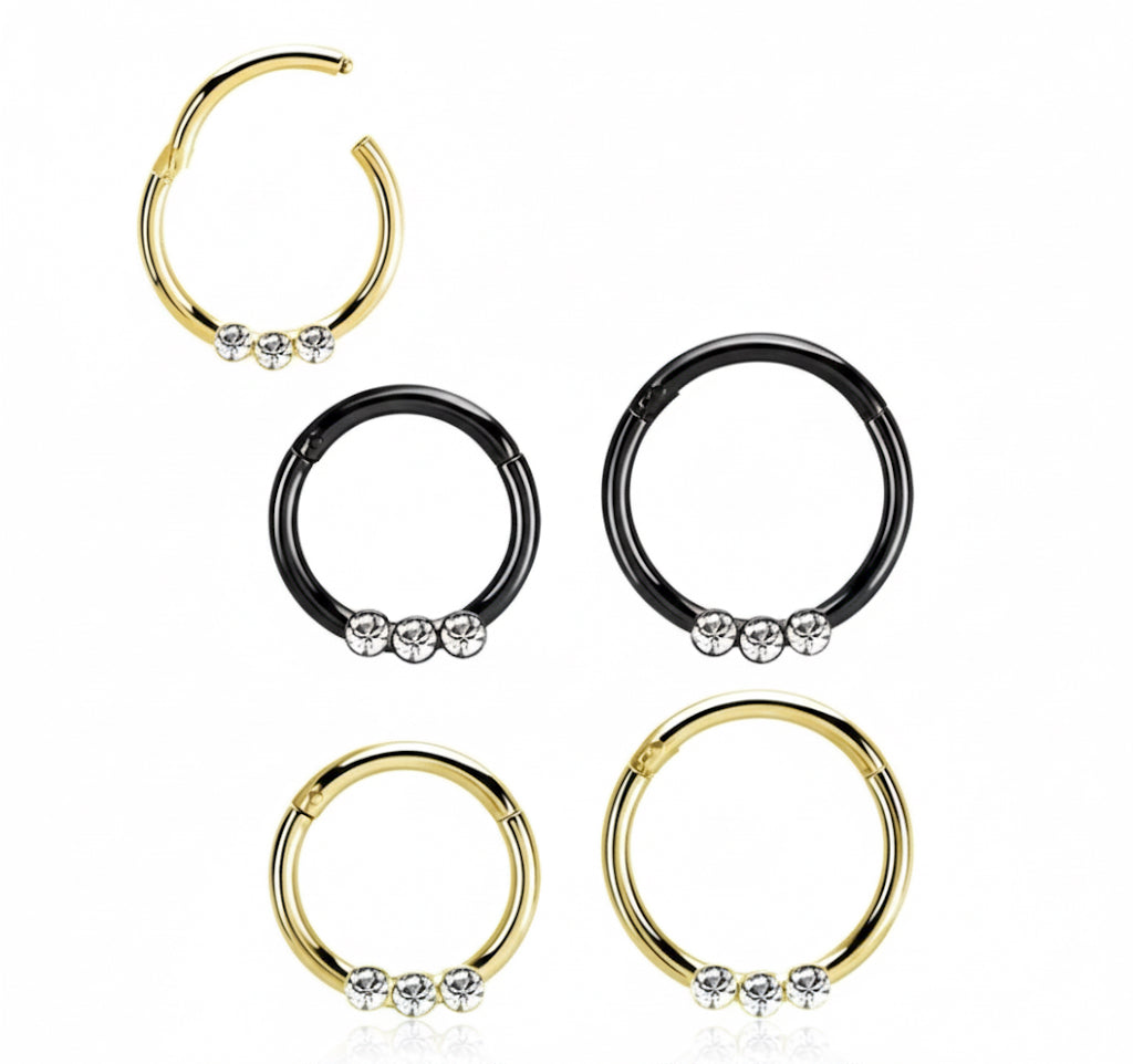 Segmentring i PVD-pläterat Kirurgiskt Stål – 1,2 mm