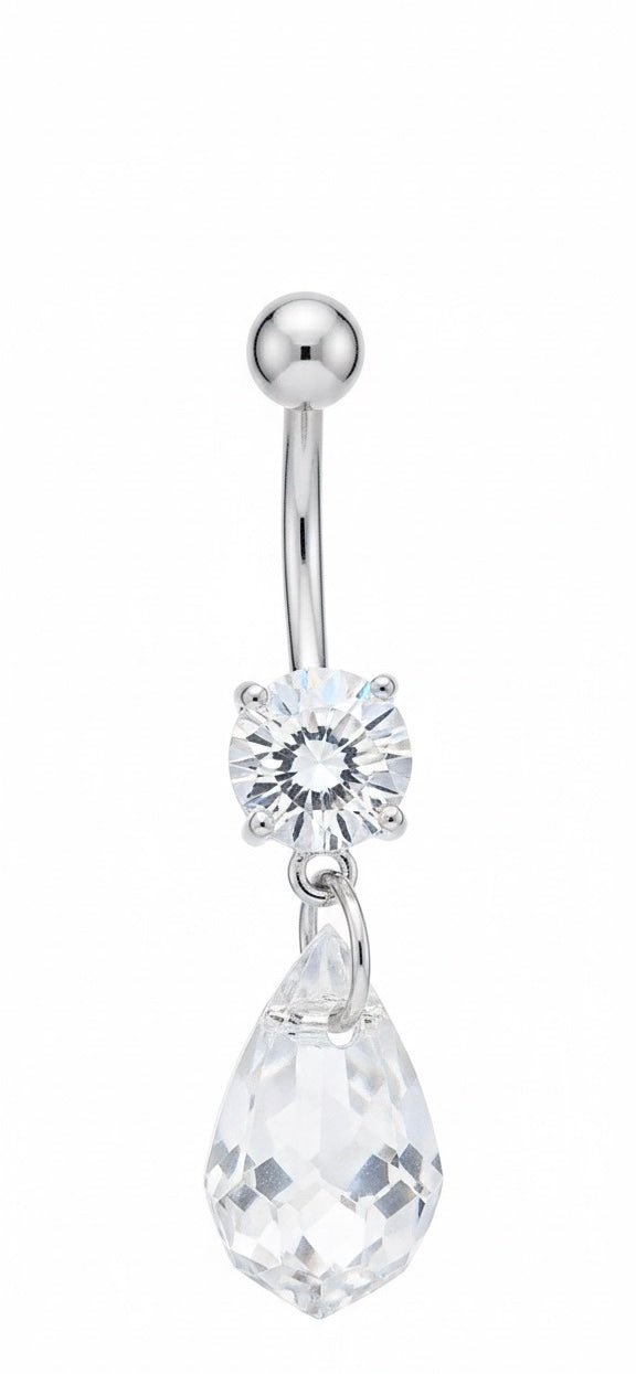 Navelpiercing - Droppformad titan