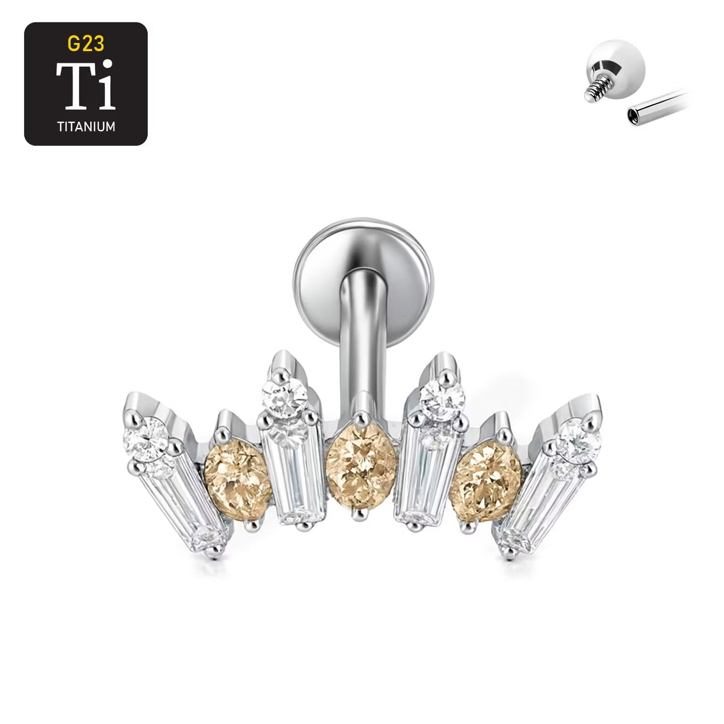 Titan labret 1.2mm