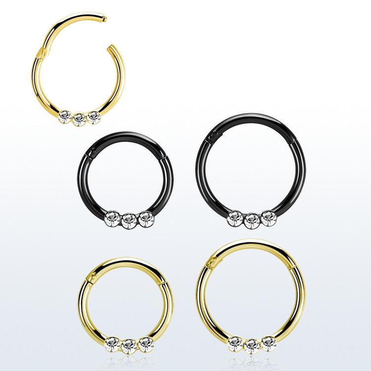 Segmentring i PVD-pläterat Kirurgiskt Stål – 1,2 mm