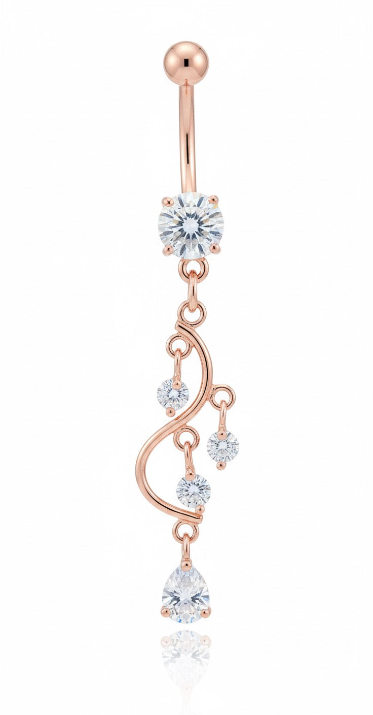 Navelpiercing med hängen