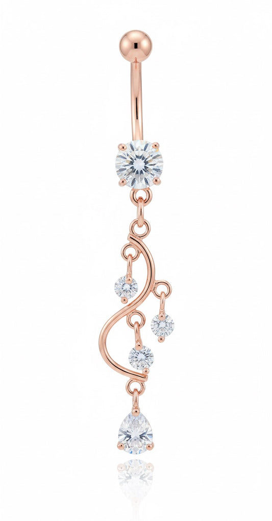 Navelpiercing med hängen