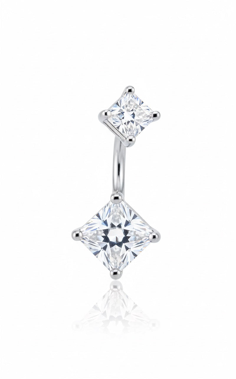 Navelpiercing - Triangelformad