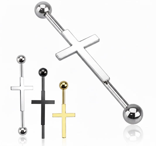 Industrial Barbell i Kirurgiskt Stål – 1,6 × 38 mm